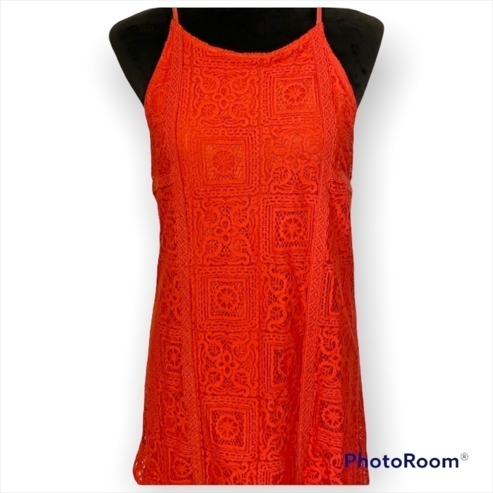 FRANCESCA’S Miami halter lace dress size small